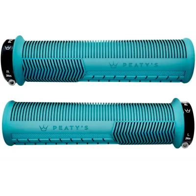 Гріпси Peaty\'s Monarch Grip Mushroom, Thin 30>32mm, Trail Comfort, Turquoise Гріпси Peaty\'s Monarch Grip Mushroom, Thin 30>32mm, Trail Comfort, Turquoise