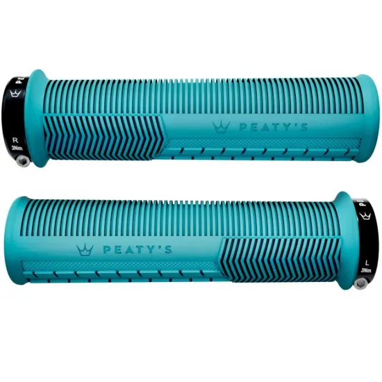 Гріпси Peaty's Monarch Grip Mushroom, Thin 30>32mm, Trail Comfort, Turquoise