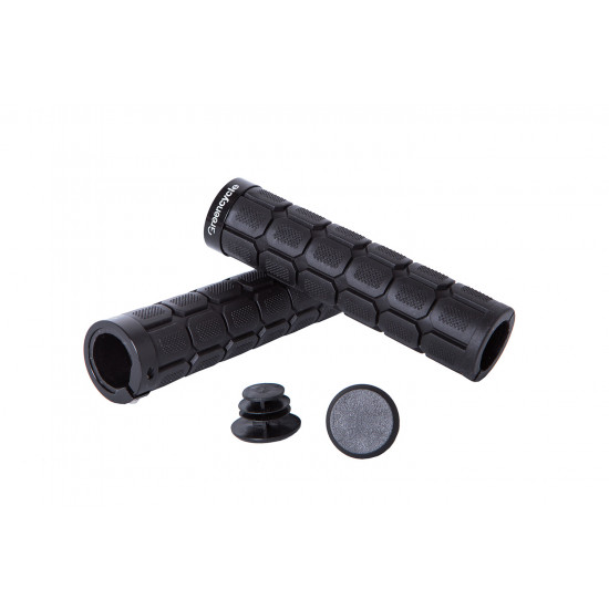 Гріпси Green Cycle GGR-419 130mm з одним замком, чорні