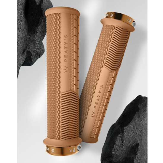 Гріпси Peaty's Monarch Grip, Thin 30>32mm, Knurl Race Control, Gum