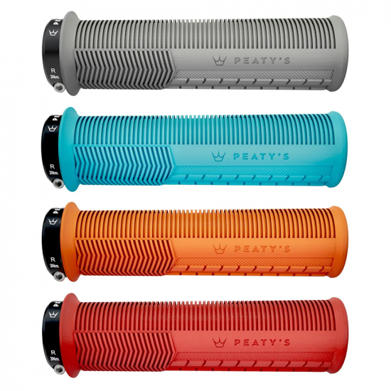 Гріпси Peaty's Monarch Grip Mushroom, Thin 30>32mm, Trail Comfort, Turquoise