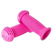 Грипсы Green Cycle GC-G112 100mm детские, эргономичные, розовый