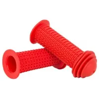 Грипсы Green Cycle GGR71 96mm детские, эргономичные, красные