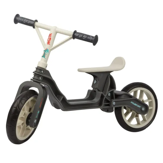 Біговел POLISPORT Balance Bike пластиковий до 25кг cірий/кремовий