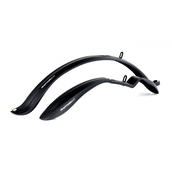 Комплект крил 24 "-28" SIMPLA Raptor SDS, кріплення заднього крила скобою, чорні