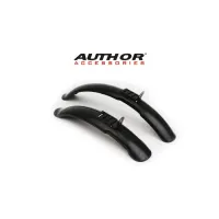 Крылья для велосипеда в комплекте Author AXP-65, на 20"-24", подвесные, быстросъемные, вес 180 гр 16002001 Крылья для велосипеда в комплекте Author AXP-65, на 20"-24", подвесные, быстросъемные, вес 180 гр 16002001