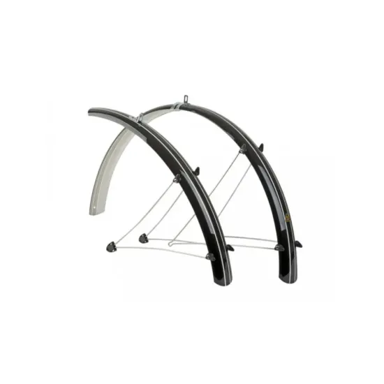 Крила для велосипеду в комплекті AXP-53 700C/53mm чорні 16100512