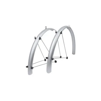 Крила для велосипеду в комплекті AXP-53 700C/53mm сріблясті 16100510