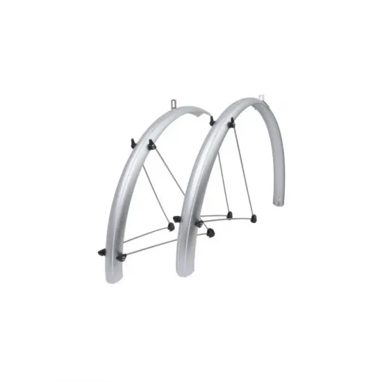 Крила для велосипеду в комплекті AXP-53 700C/53mm сріблясті 16100510