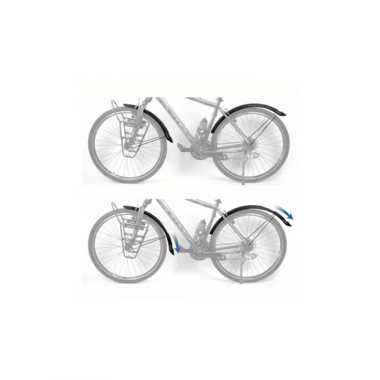 Крила для велосипеду в комплекті Author AXP-City 60 26"-29"/60 mm, чорні 16100538 Крила для велосипеду в комплекті Author AXP-City 60 26"-29"/60 mm, чорні 16100538