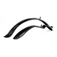 Комплект крыльев 24 "-28" SIMPLA Raptor SDS, крепление заднего крыла скобой, черные