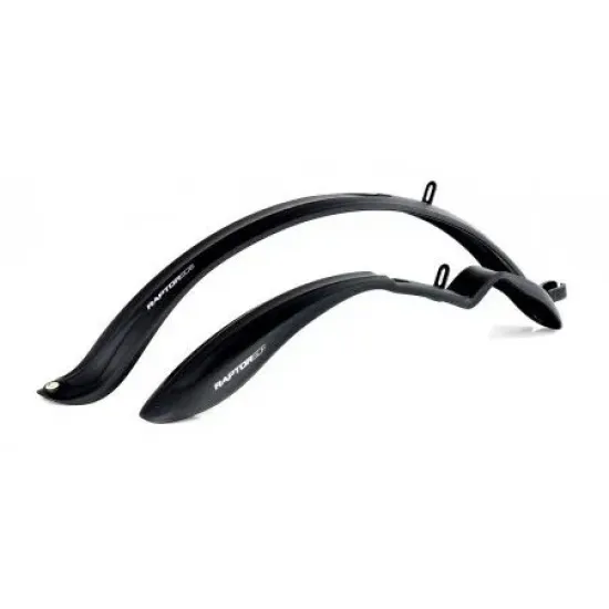 Комплект крил 24 "-28" SIMPLA Raptor SDS, кріплення заднього крила скобою, чорні