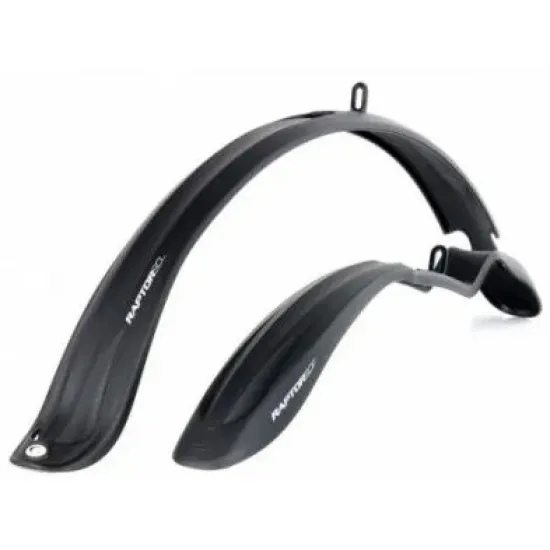 Комплект крил 24 "-28" SIMPLA Raptor SDL + stay, з металевими дугами, чорні