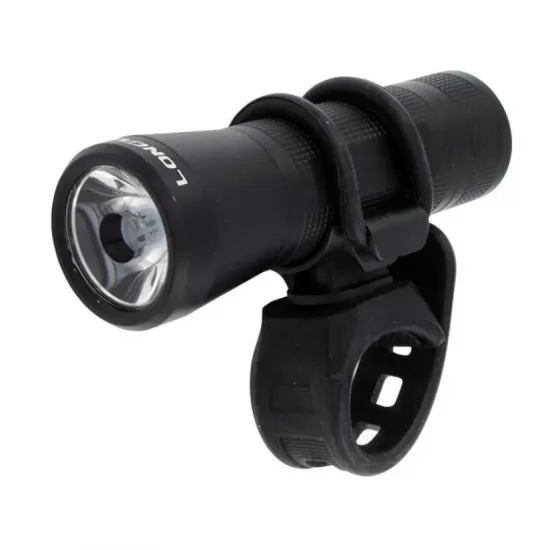 Світло переднє Longus 3W LED, 3 ф-ції, 150lm, чорний