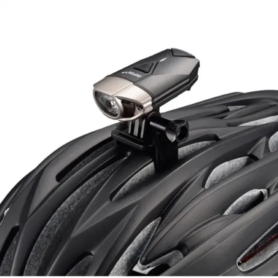 Переднее свето INFINI SUPER LAVA 4 ф-ции, 2LED черный/титан USB + крепление на шлем Переднее свето INFINI SUPER LAVA 4 ф-ции, 2LED черный/титан USB + крепление на шлем