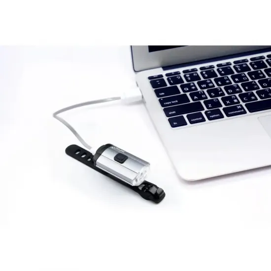 Світло переднє INFINI TRON 100 4 ф-ції, ALU чорний USB