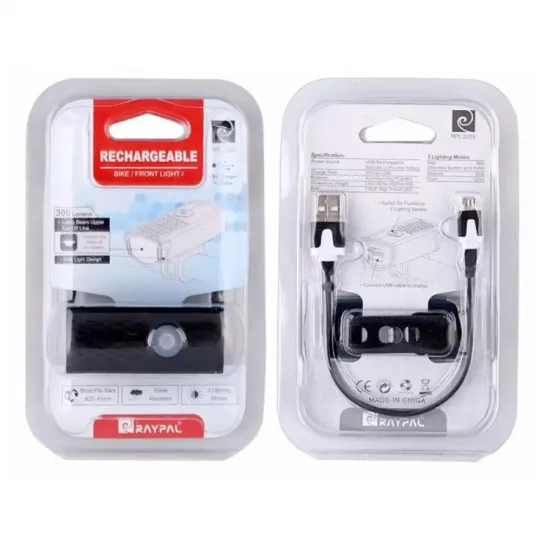 Фара с зарядкой под USB, модель RPL-2255 (GA-28), черный