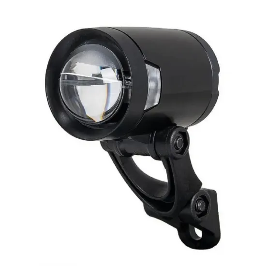 Фара передняя XLC HERRMANS LED Pro eBike, 100Lux, 6/12V, черная