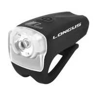 Переднее светило Longus PRETY 3W LED, 3 функции, USB, черный