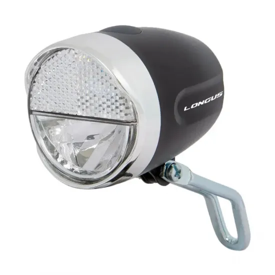 Переднее светло Longus FRONT 1W LED 2 функции, черный