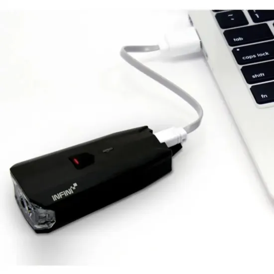 Світло переднє INFINI LAVA 500 Lite 6 ф-цій, 10W чорний USB