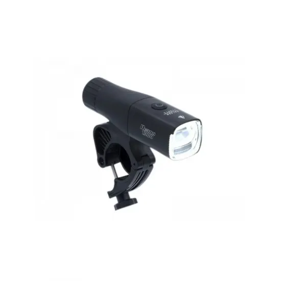 Ліхтар передній Author Vision 1300 lm USB Alloy, чорний 12002313
