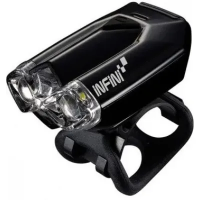 Блималка передня Infini LAVA I-260W-Black, 2 світлодіоди, 4 режими, USB кабель, з кріпл.