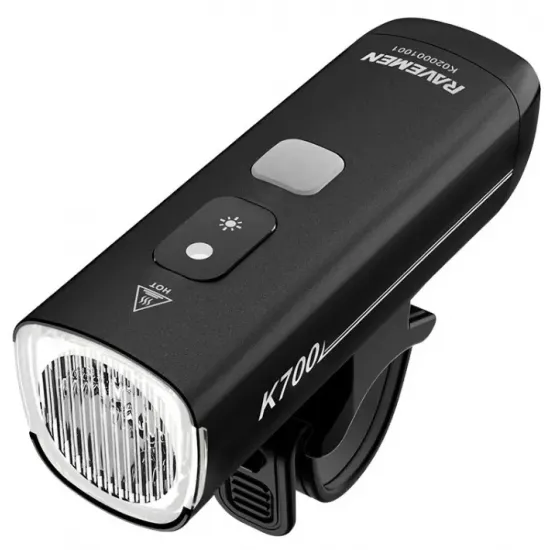 Велосипедна фара Ravemen K700 (700 lm, 2200 mAh) з датчиками освітленості