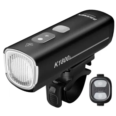 Велосипедна фара Ravemen K1800 (1800 lm, 5000 mAh) з датчиками освітленості Велосипедна фара Ravemen K1800 (1800 lm, 5000 mAh) з датчиками освітленості
