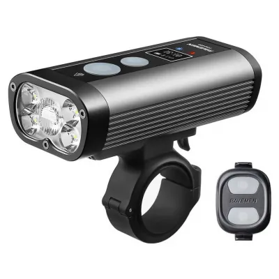 Світло переднє Ravemen PR2400 USB 2400 Люмен (бездротова кнопка в комплекті) Світло переднє Ravemen PR2400 USB 2400 Люмен (бездротова кнопка в комплекті)