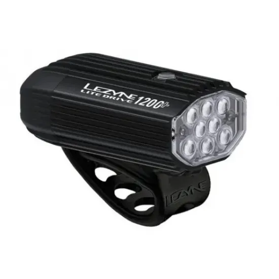 Переднє світло Lezyne LITE DRIVE 1200+ FRONT Чорний матовий 1200 люменів Y17