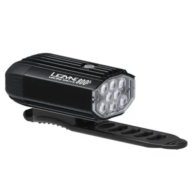 Переднє світло Lezyne MICRO DRIVE 800+ FRONT Чорний матовий 600 люменів Y17