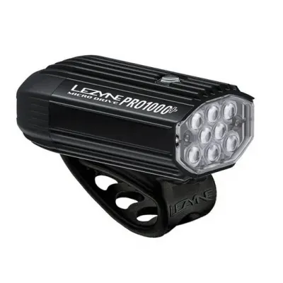 Переднє світло Lezyne MICRO PRO 1000+ FRONT Чорний матовий 1000 люменів Y17