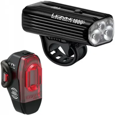 Переднє світло LEZYNE SUPER DRIVE 1800+ SMART FRONT LOADED Чорний 1800 люменів /150 люменів Y18