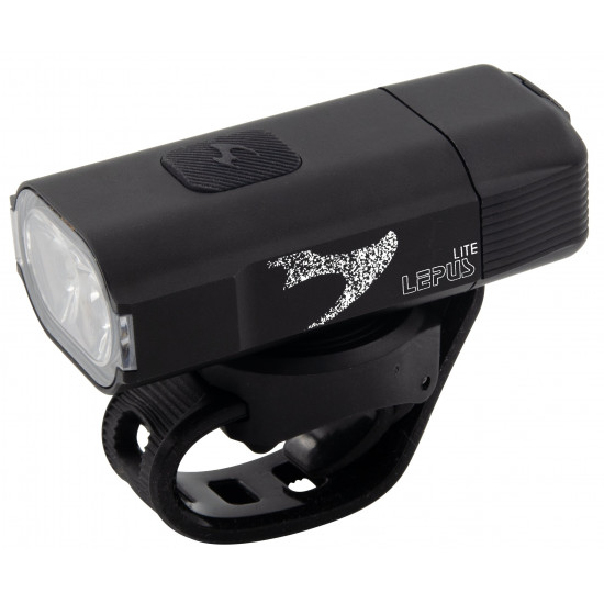 Фара Moon Lepus Lite 400 люмен вбудований акум, USB TYPE-C кабель, чорна