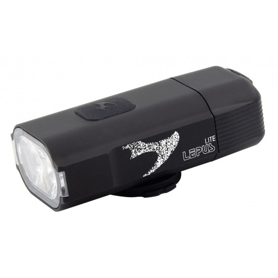 Фара Moon Lepus Lite 400 люмен вбудований акум, USB TYPE-C кабель, чорна