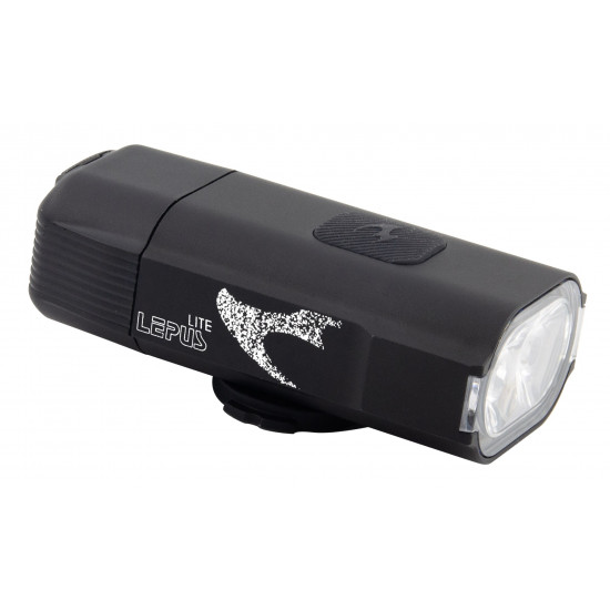 Фара Moon Lepus Lite 400 люмен вбудований акум, USB TYPE-C кабель, чорна