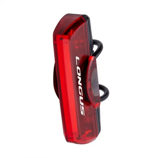 Свет задний Longus LATCH 16 LED 8 функций USB 50lm черный
