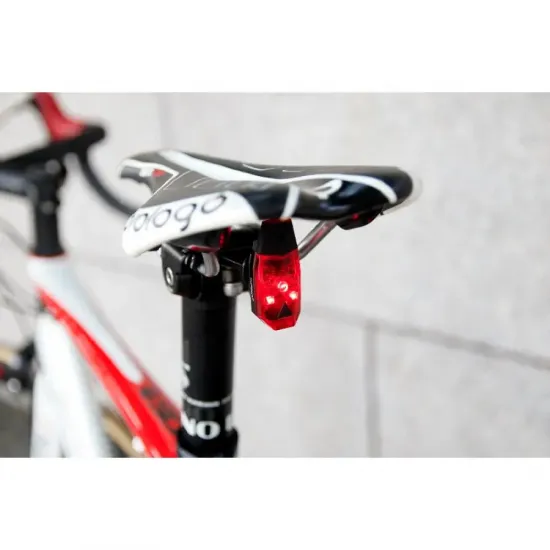 Світло заднє INFINI MINI LAVA 4 ф-ції, чорний USB