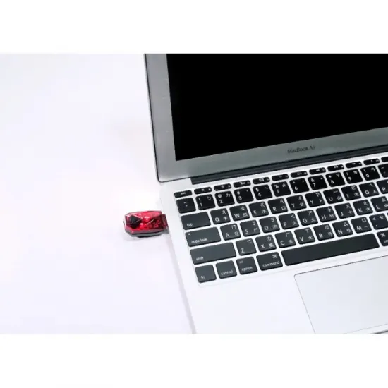 Світло заднє INFINI MINI LAVA 4 ф-ції, чорний USB