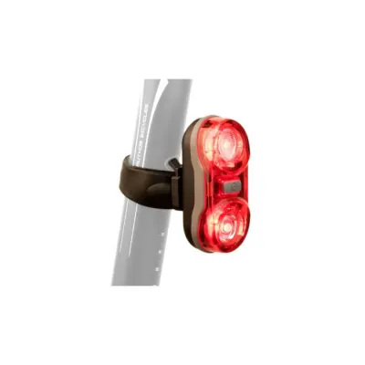 Ліхтар стоп задній Author A-Duplex X7 20lm, чорний з червоними лінзами 12039165