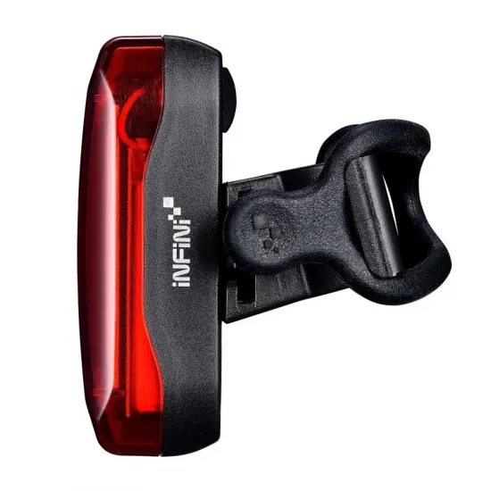 Світло заднє INFINI OLA  6 ф-цій, чорний USB