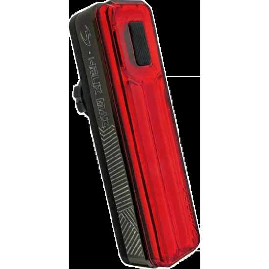 Блимавка задня Moon Helix MAX 250LM вбудований акум, USB TYPE-C кабель, чорна