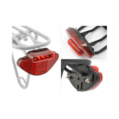 Фонарь мигалка задний Author A-Caddy 5 с красным рефлектором Фонарь мигалка задний Author A-Caddy 5 с красным рефлектором