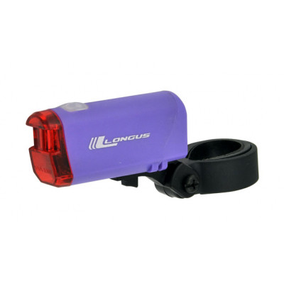 Світло заднє Longus 1 SUPER LED 2 ф-ції, фіолетове