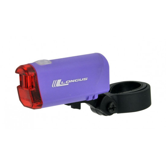 Світло заднє Longus 1 SUPER LED 2 ф-ції, фіолетове