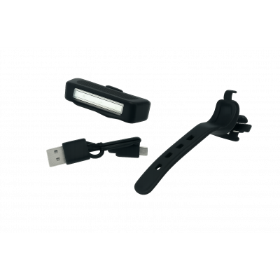 Блимавка задня з зарядкою під USB ,модель COMET 2261 (GA-56) , червоний/білий