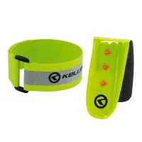 Светоотражающий набор KLS Twinkle set (лента + клипса с диодами) 3M Scotchlite