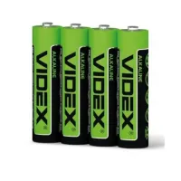 Батарейка щелочна Videx LR03/AAA 4шт в упаковке