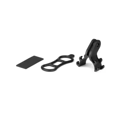 Держатель света GUB пластиковый с резиновым ремешком черный